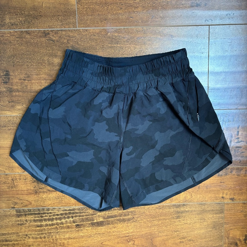 Lululemon Camo Hotty Hot Shorts